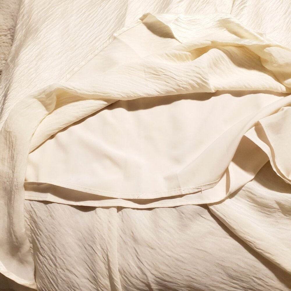 Steve Madden Slip Skirt- Cream-NWT-Size Large - Picture 7 of 9
